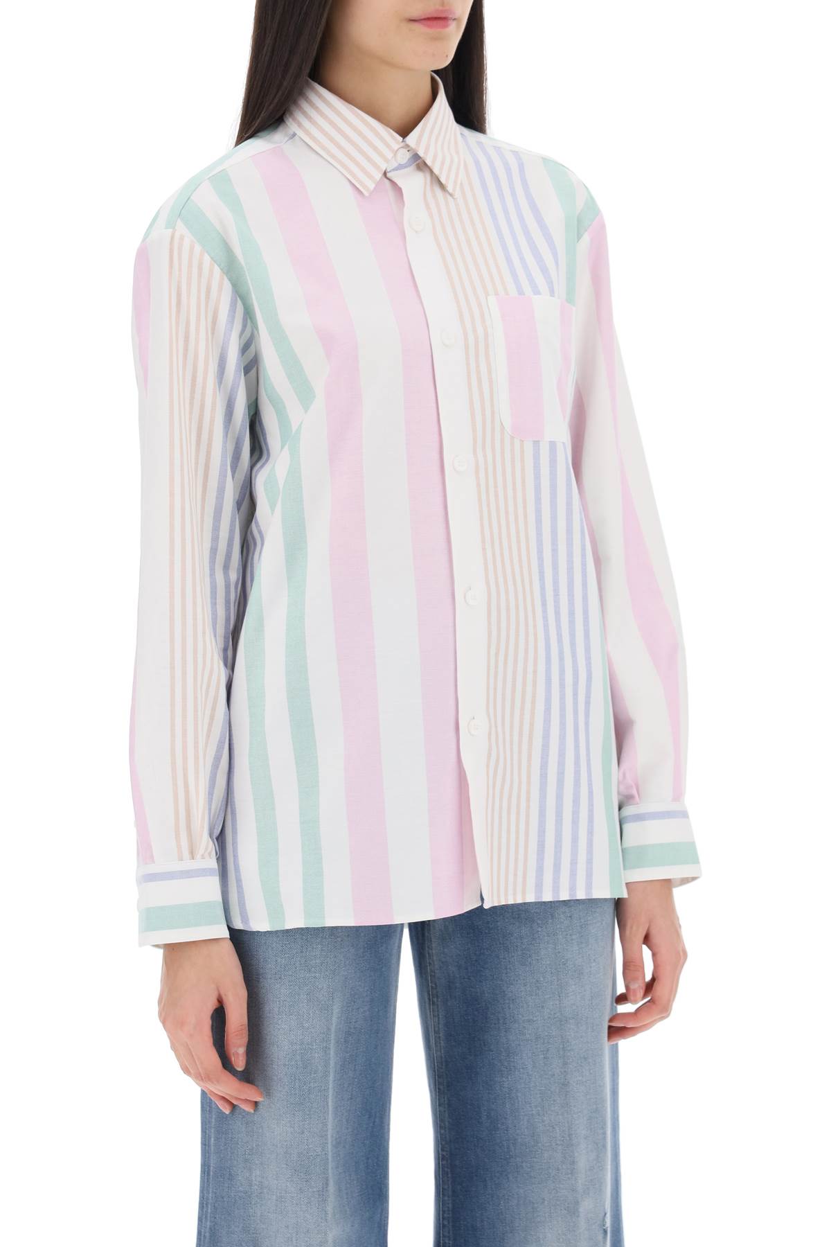 A.P.C. A.p.c. sela striped oxford shirt