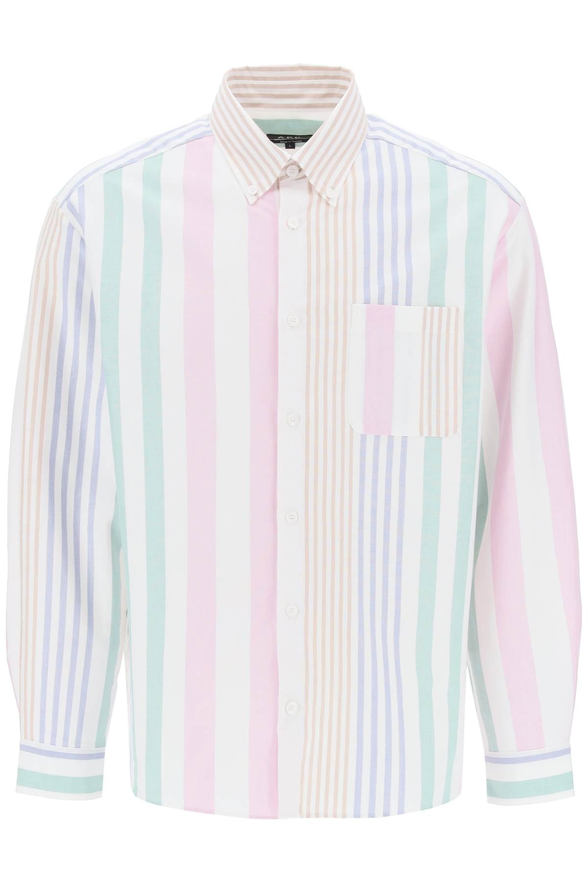 A.P.C. A.p.c. mateo striped oxford shirt