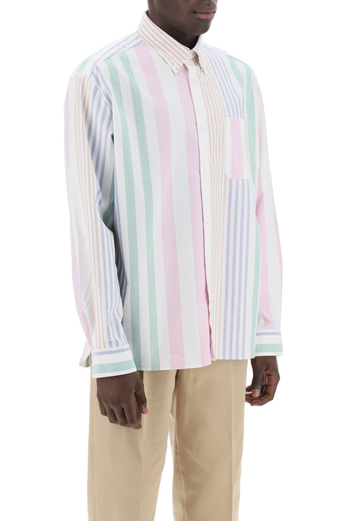 A.P.C. A.p.c. mateo striped oxford shirt