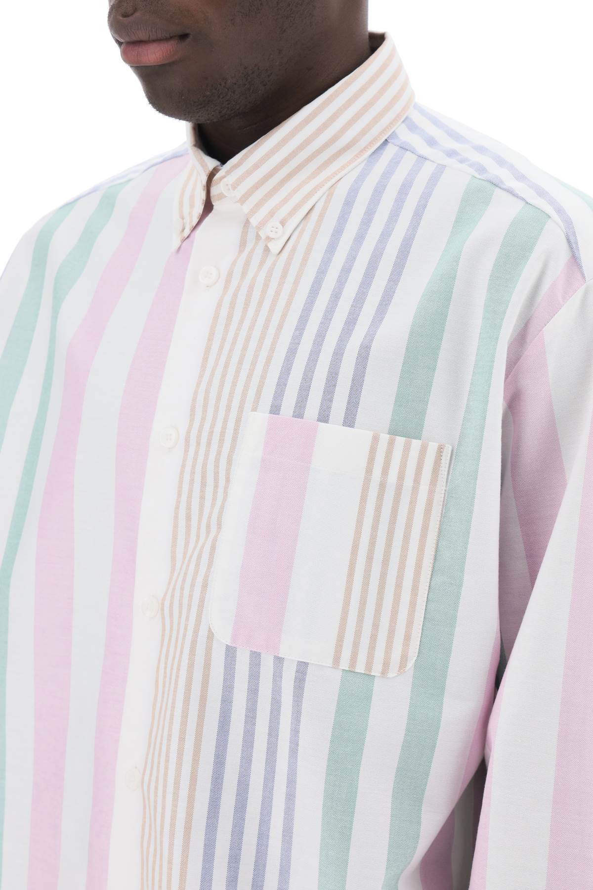 A.P.C. A.p.c. mateo striped oxford shirt