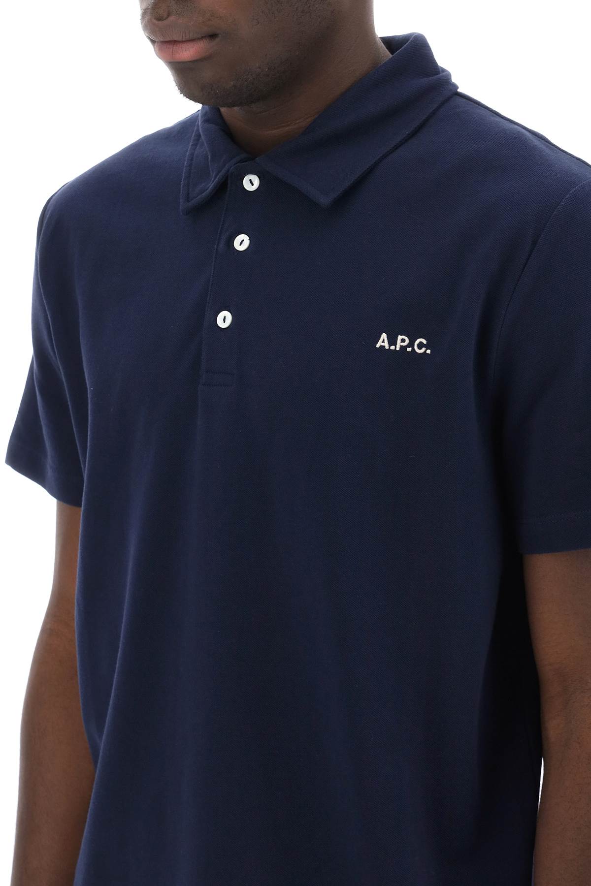 A.P.C. A.p.c. carter polo shirt with logo embroidery