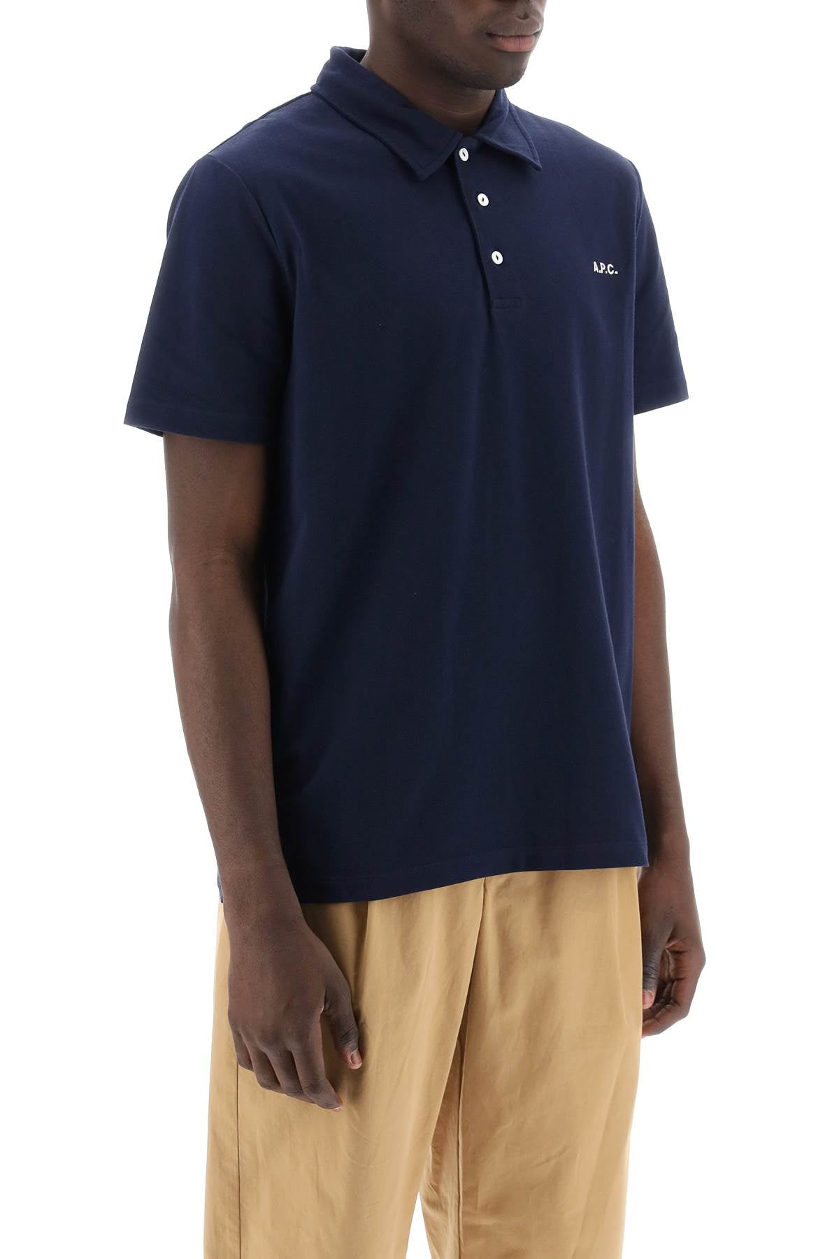 A.P.C. A.p.c. carter polo shirt with logo embroidery