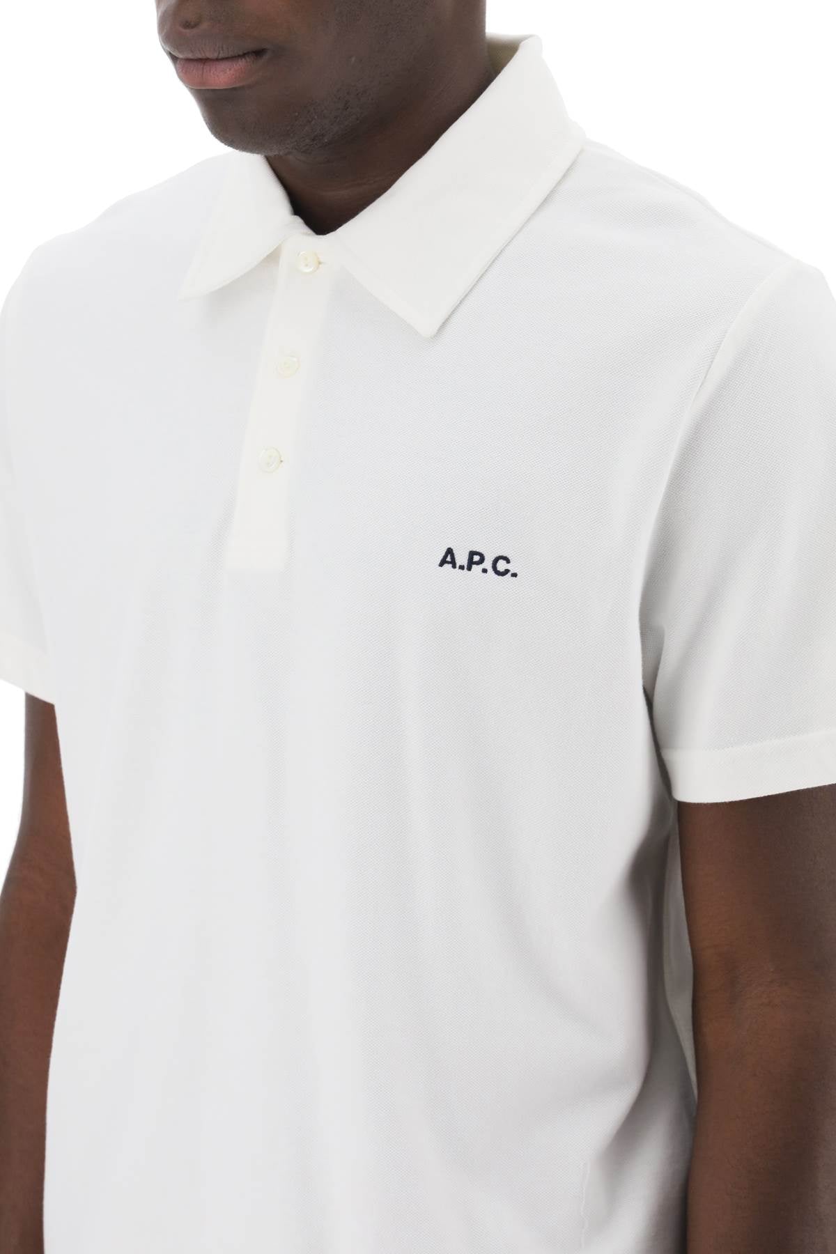 A.P.C. A.p.c. austin polo shirt with logo embroidery