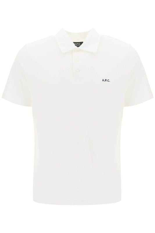 A.P.C. A.p.c. austin polo shirt with logo embroidery