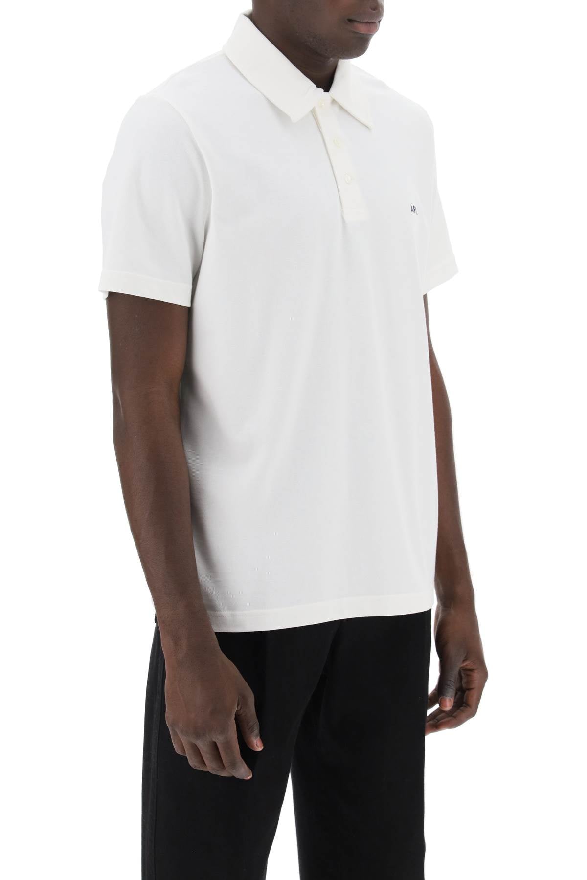 A.P.C. A.p.c. austin polo shirt with logo embroidery