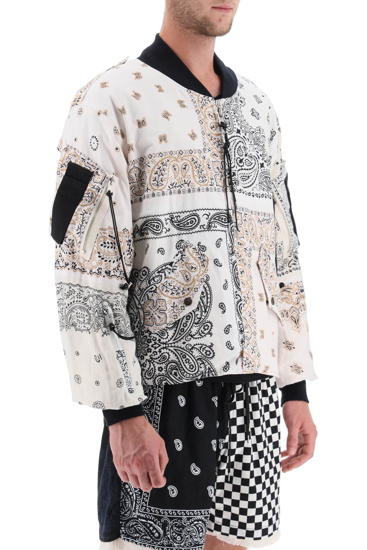 Children Of The Discordance Children of the discordance bomber jacket with bandana motif