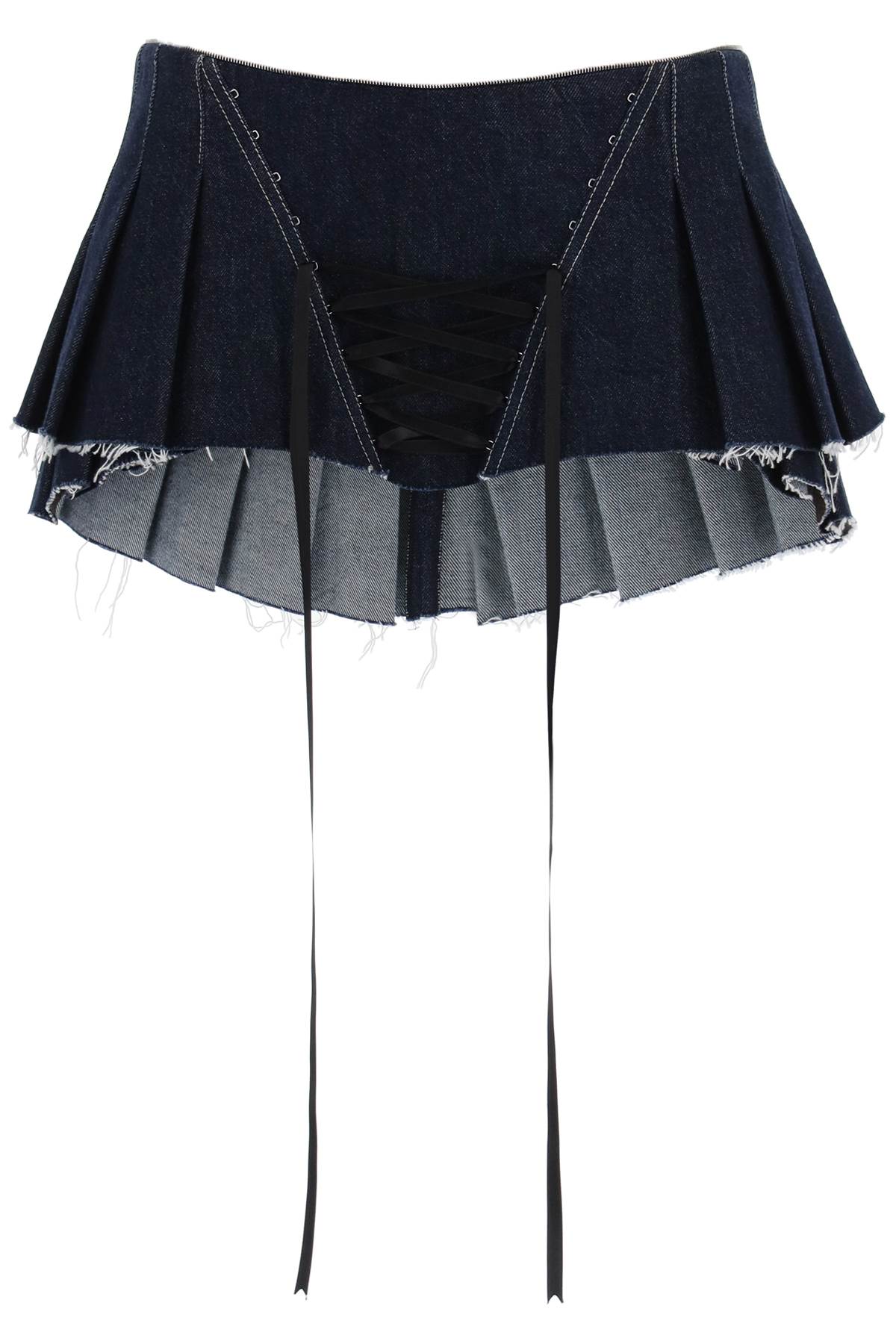 DILARA FINDIKOGLU Dilara findikoglu micro pleated skirt with corset