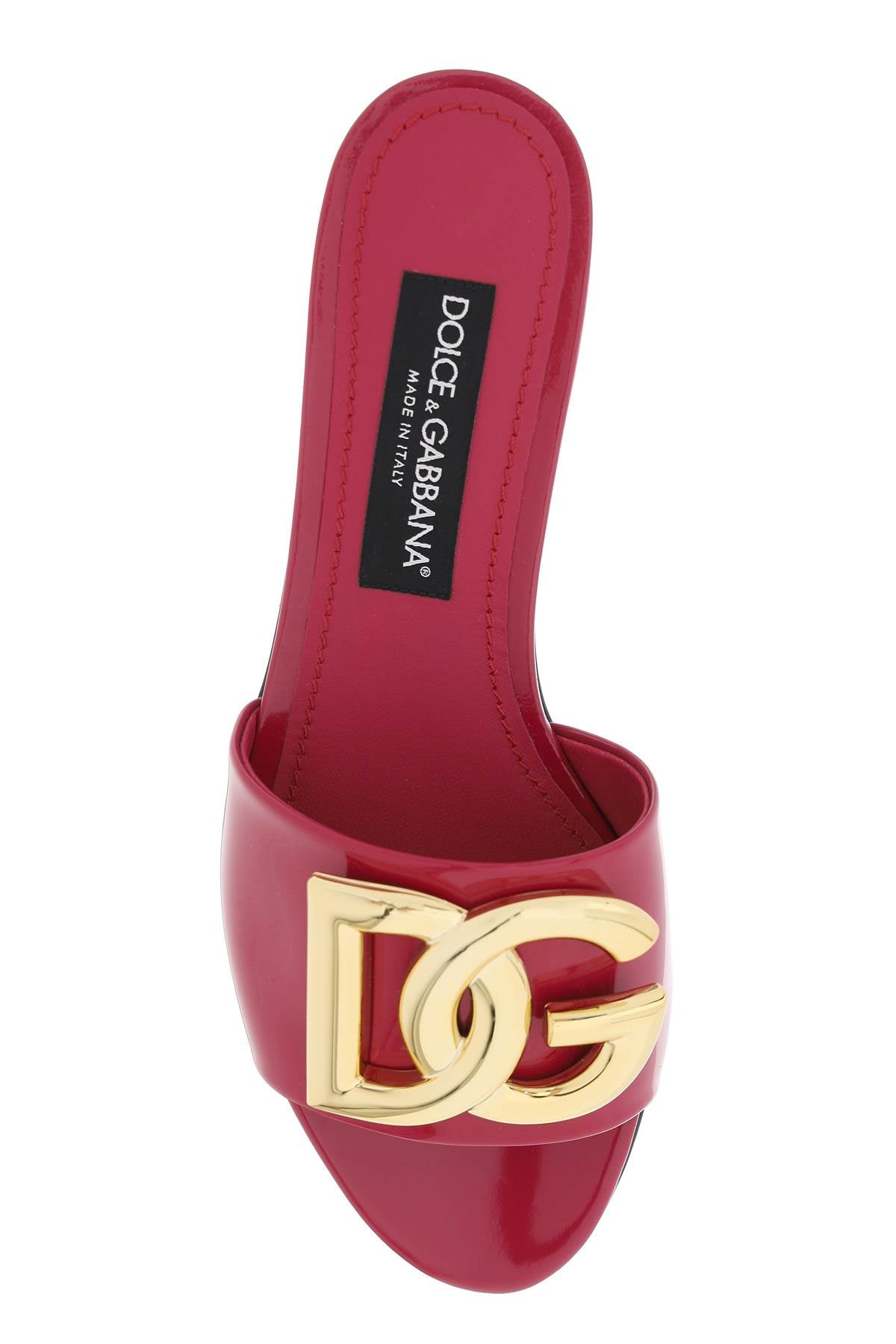 Dolce & Gabbana Dolce & gabbana patent leather slides