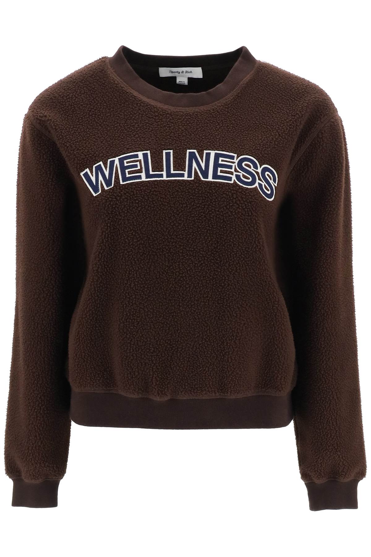 Sporty & Rich Sporty rich sherpa fleece crew-neck sweatshirt