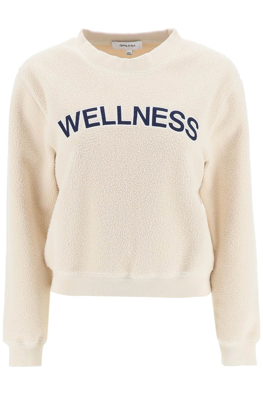 Sporty & Rich Sporty rich sherpa fleece crew-neck sweatshirt