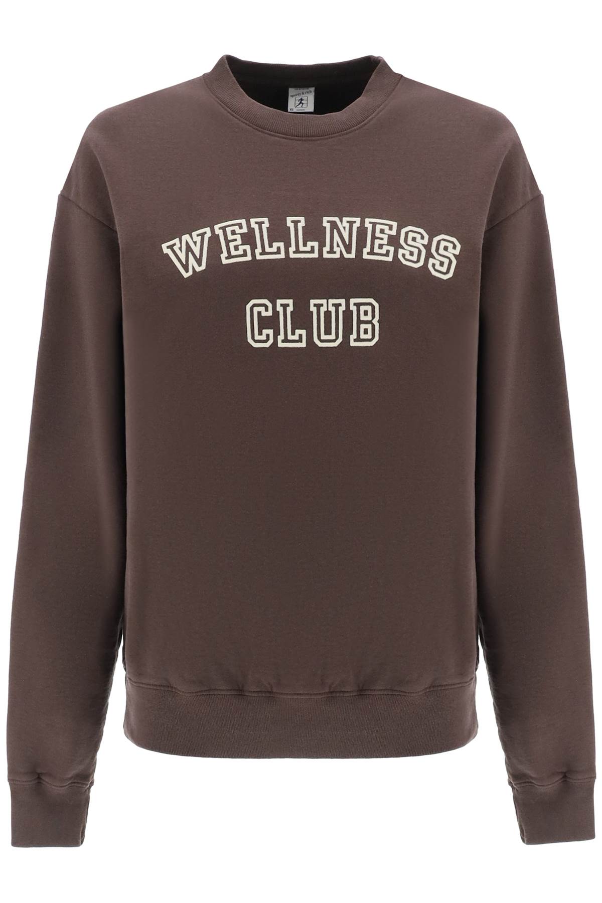 Sporty & Rich Sporty rich crew-neck sweatshirt with lettering print