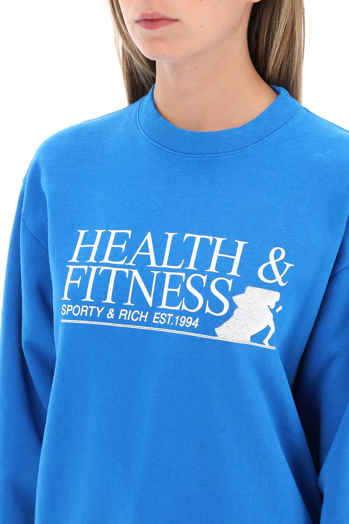 Sporty & Rich Sporty rich fitness motion crew-neck sweatshirt