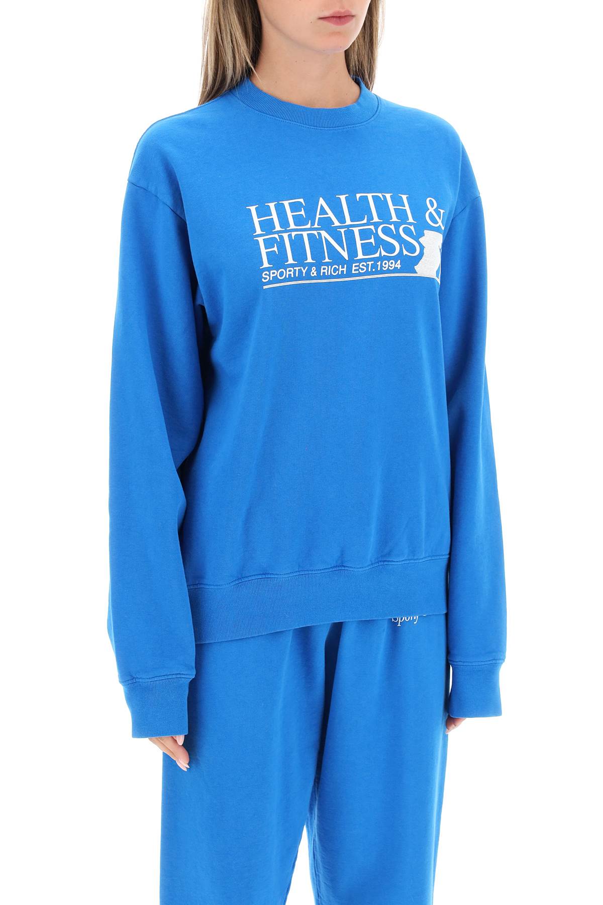 Sporty & Rich Sporty rich fitness motion crew-neck sweatshirt