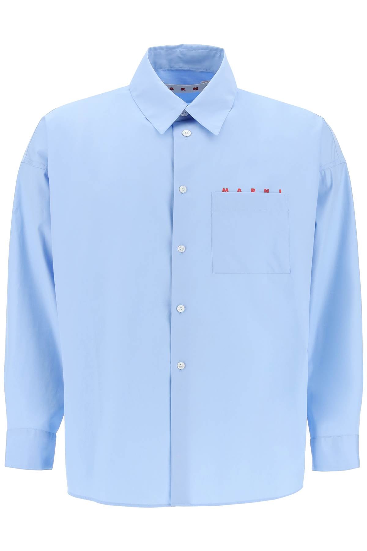 Marni Marni boxy shirt with italian collar