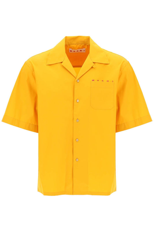 Marni Marni organic cotton bowling-style shirt in