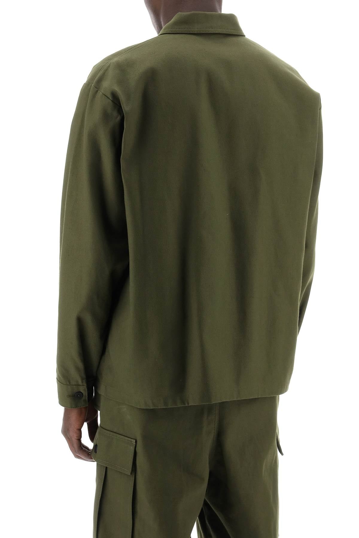 Marni cotton gabardine workwear oversh