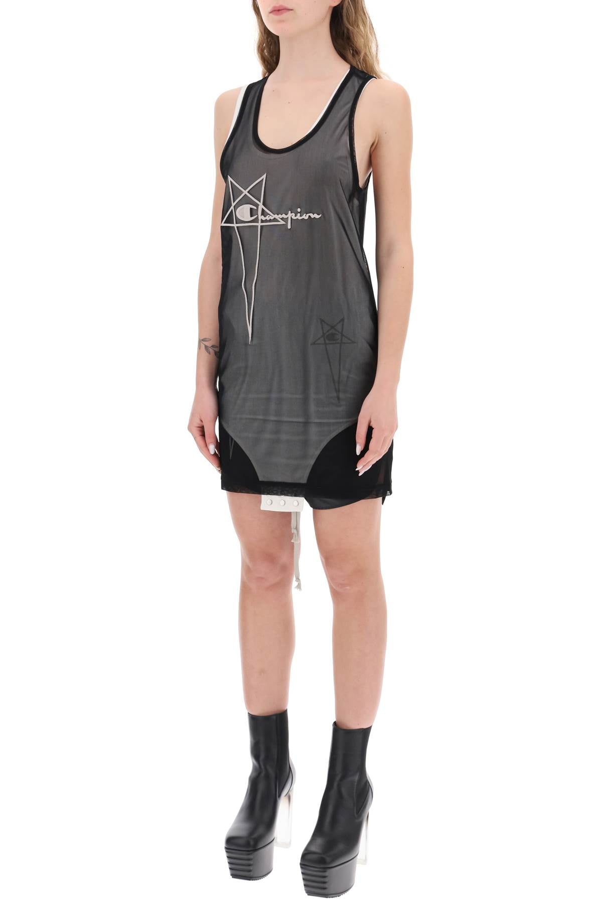 Rick Owens Rick owens 'champion x rick owens' basketball mini dress