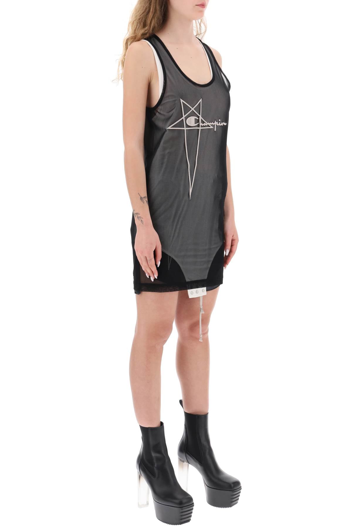 Rick Owens Rick owens 'champion x rick owens' basketball mini dress