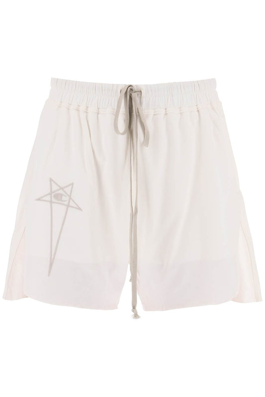 Rick Owens Rick owens 'champion x rick owens' dolphin cotton shorts