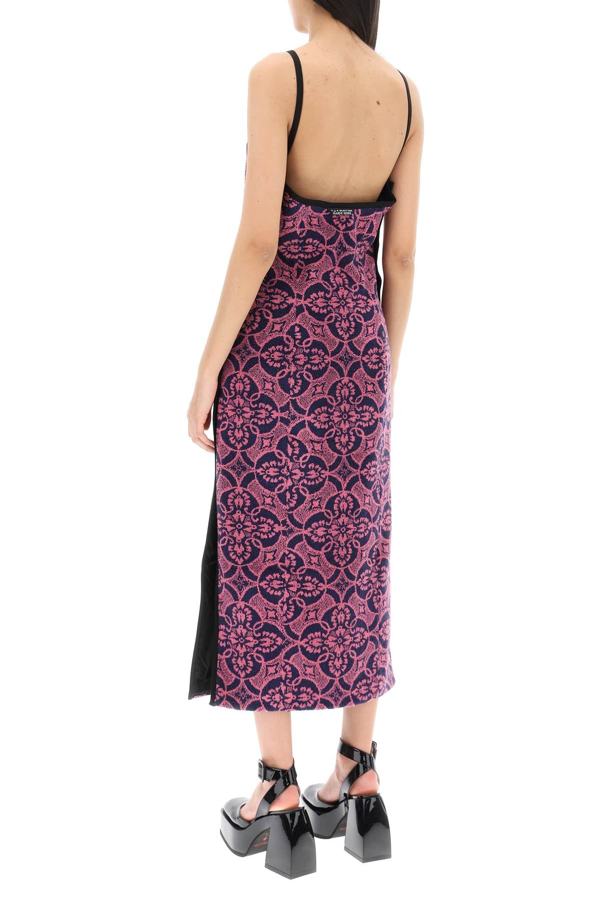 Marine Serre Marine serre patterned midi dress