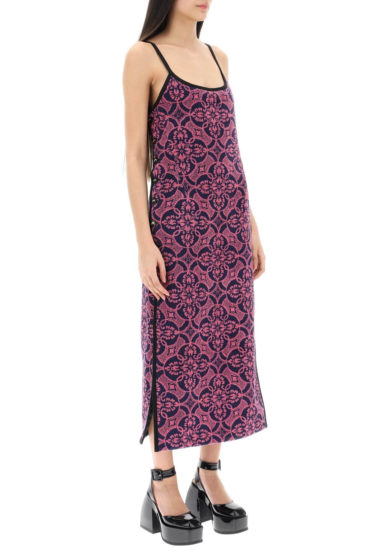 Marine Serre Marine serre patterned midi dress