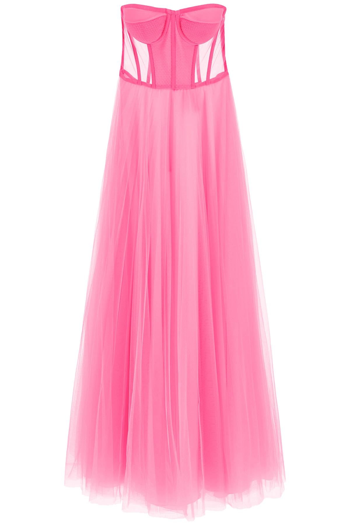 1913 Dresscode 1913 dresscode tulle long bustier dress