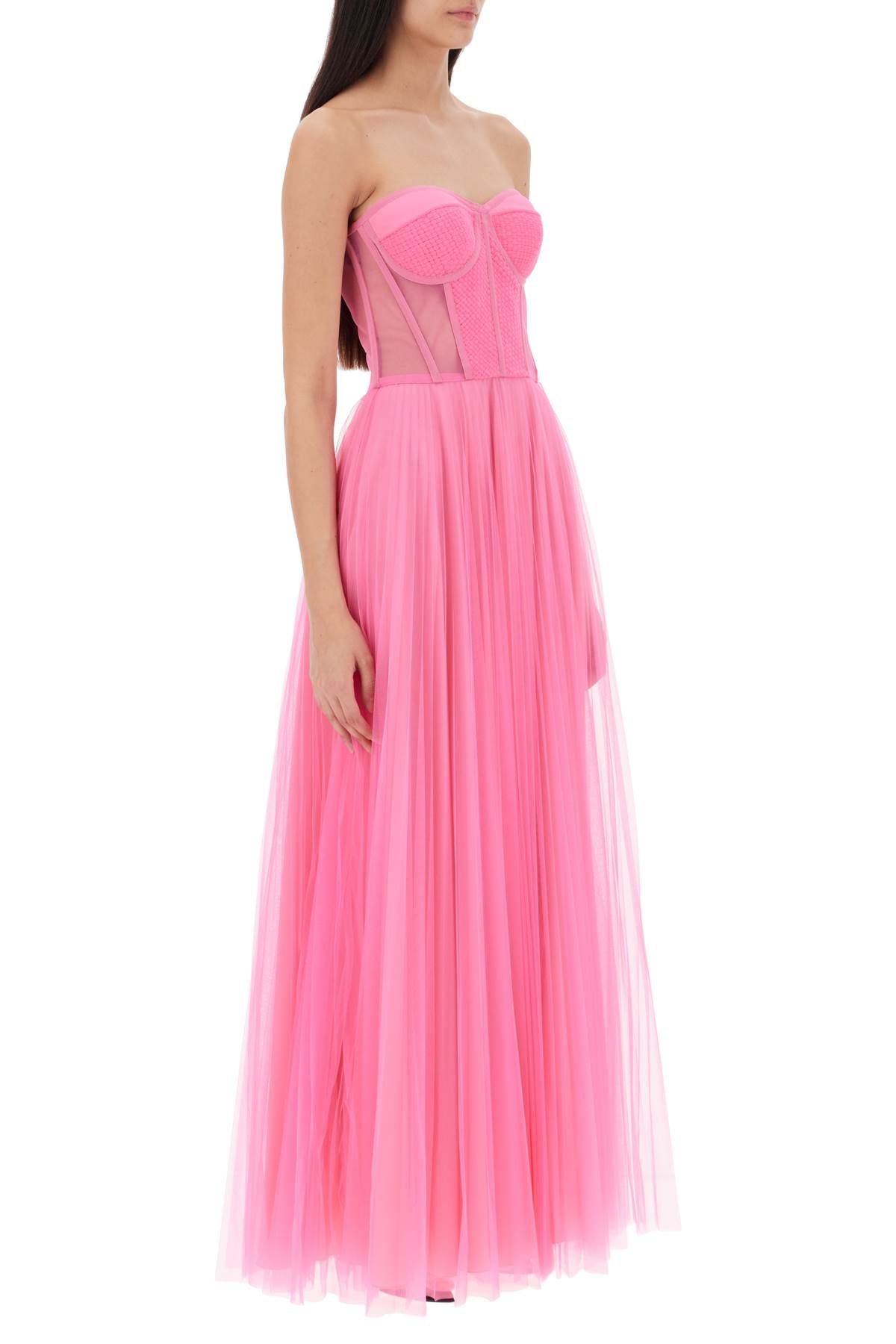 1913 Dresscode 1913 dresscode tulle long bustier dress