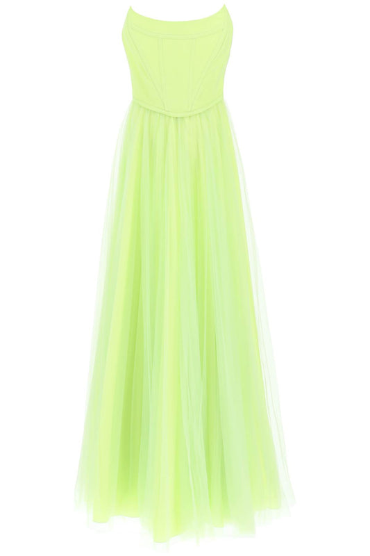 1913 Dresscode 1913 dresscode long bustier dress with shaped neckline