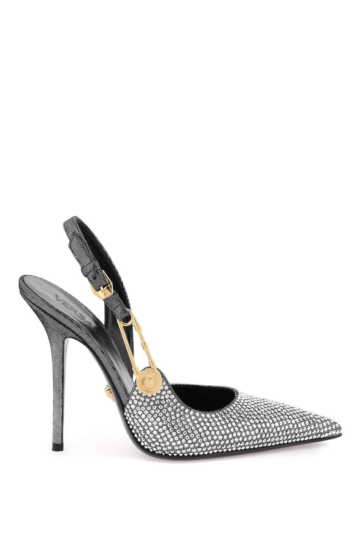 Versace Versace 'safety pin' slingback pumps