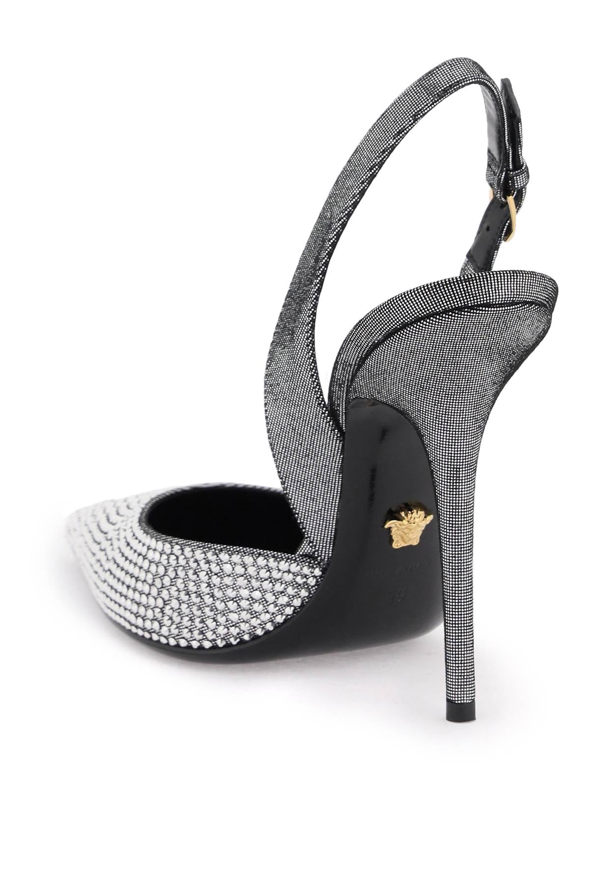 Versace Versace 'safety pin' slingback pumps