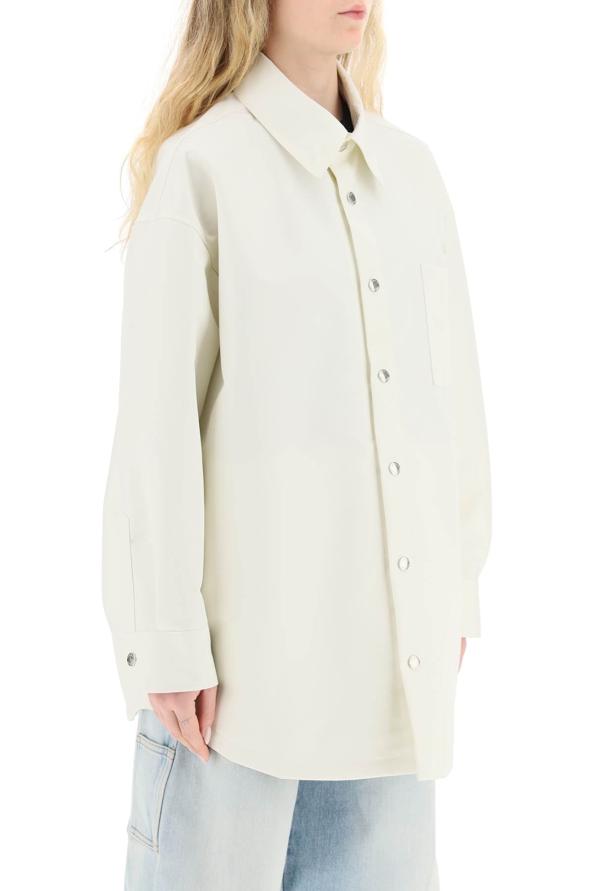 Khrisjoy Khrisjoy oversized boyfriend shirt jacket