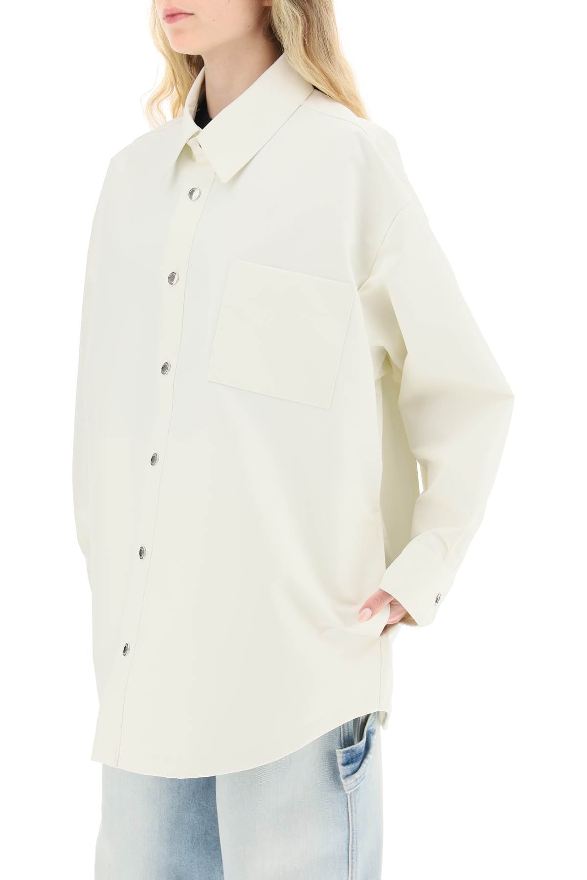 Khrisjoy Khrisjoy oversized boyfriend shirt jacket