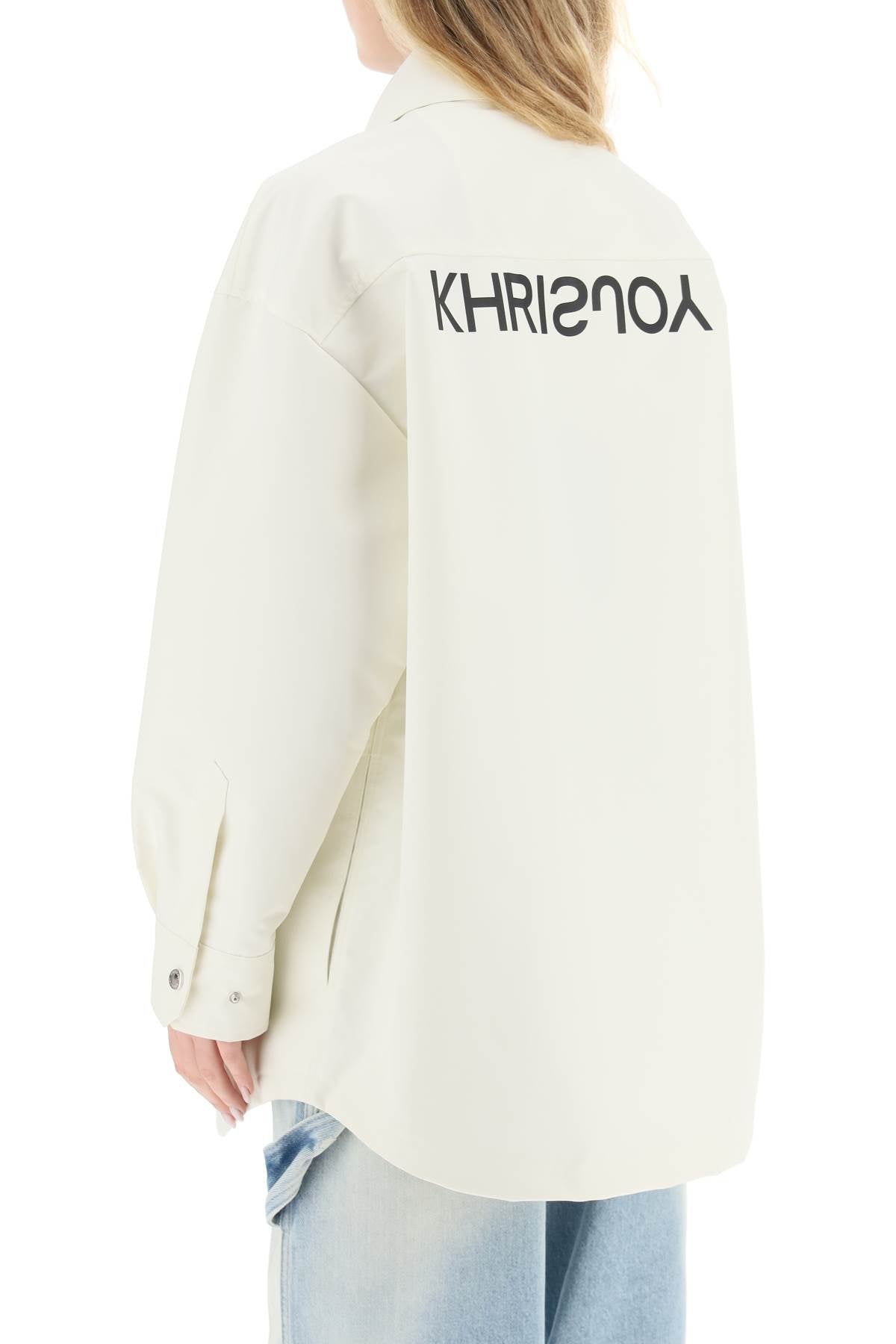 Khrisjoy Khrisjoy oversized boyfriend shirt jacket