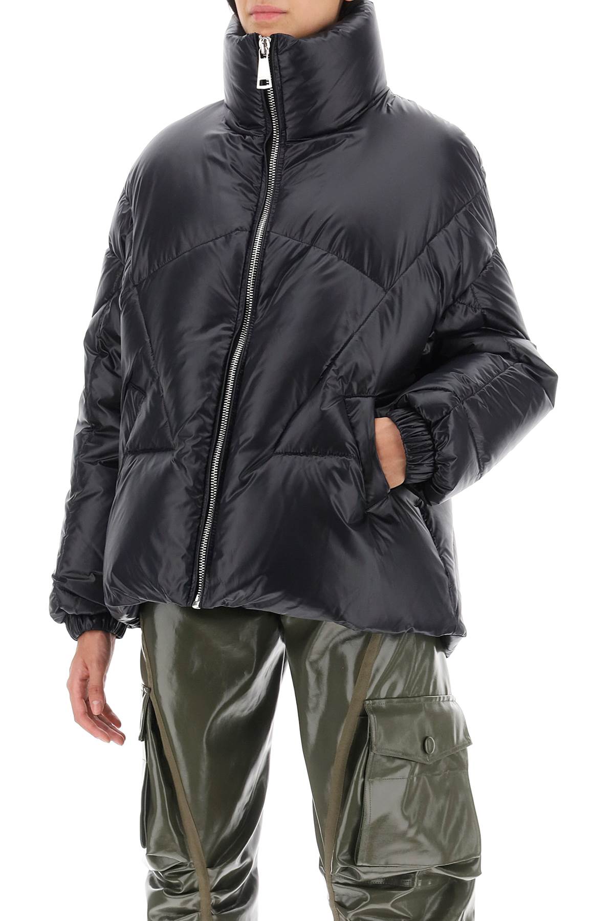 Khrisjoy Khrisjoy moon shiny short down jacket