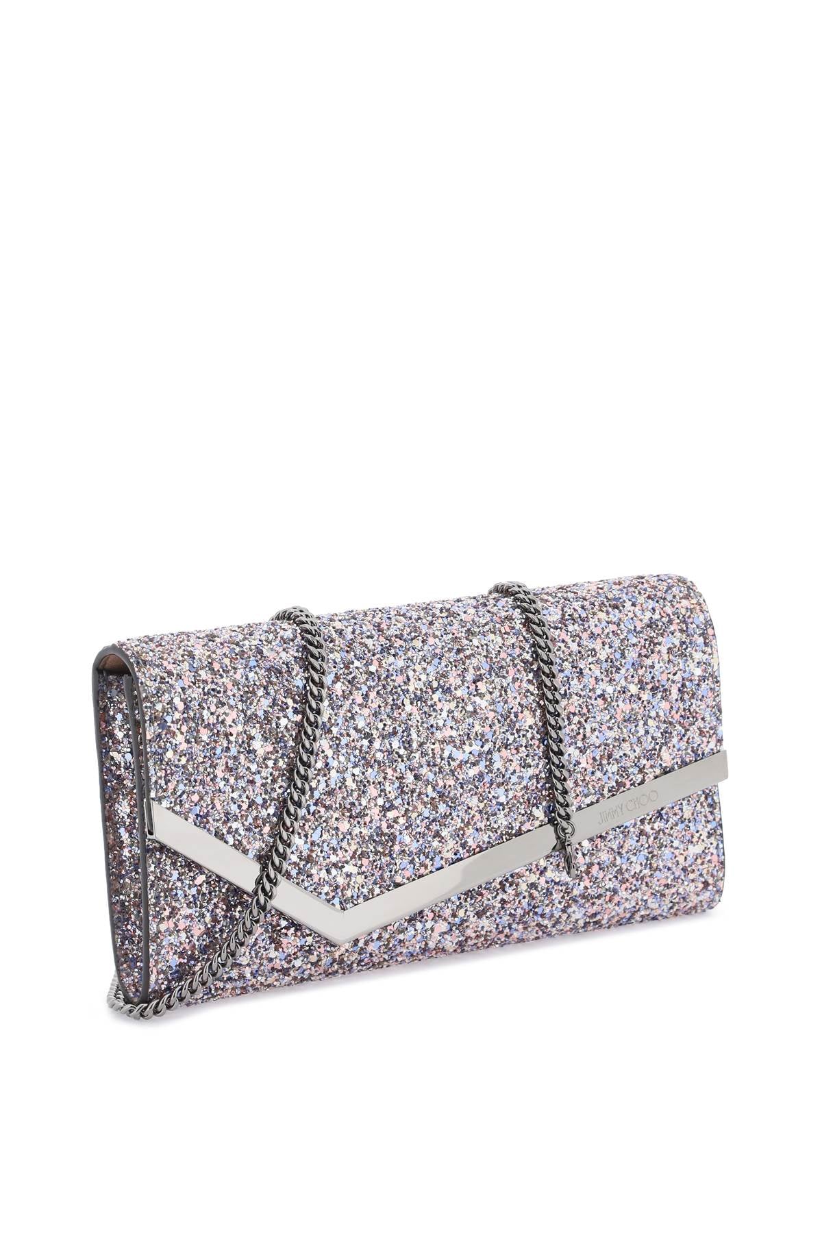 Jimmy Choo Jimmy choo glittered emmie clutch