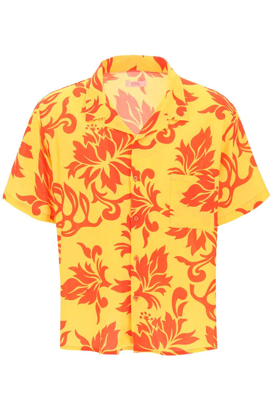 Erl Erl printed viscose bowling shirt