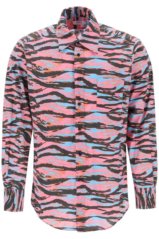 Erl Erl camouflage cotton shirt