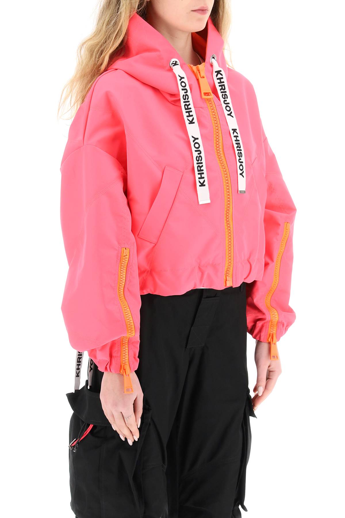 Khrisjoy Khrisjoy khris crop windbreaker jacket