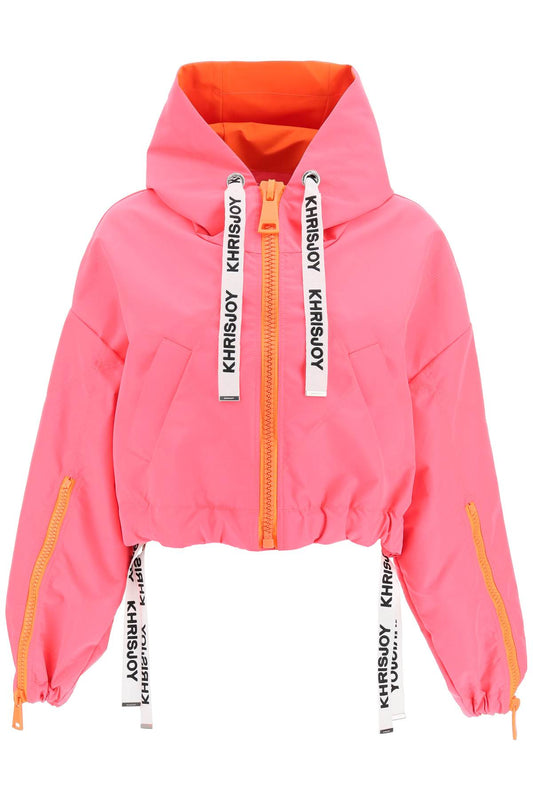 Khrisjoy Khrisjoy khris crop windbreaker jacket