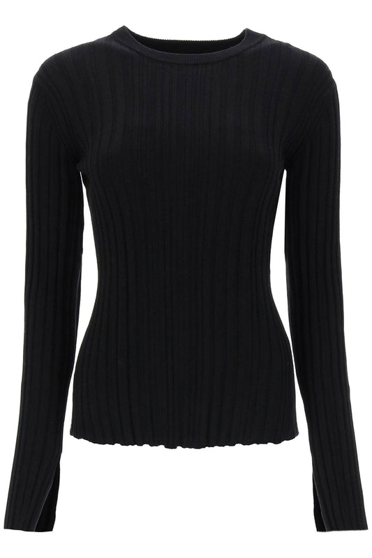 Loulou Studio Loulou studio evie ribbed crew-neck sweater