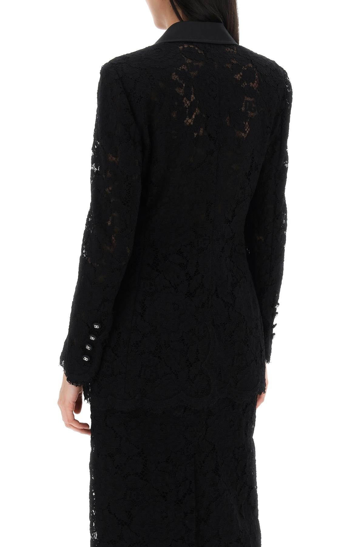 Dolce & Gabbana Dolce & gabbana turlington double-breasted lace blazer