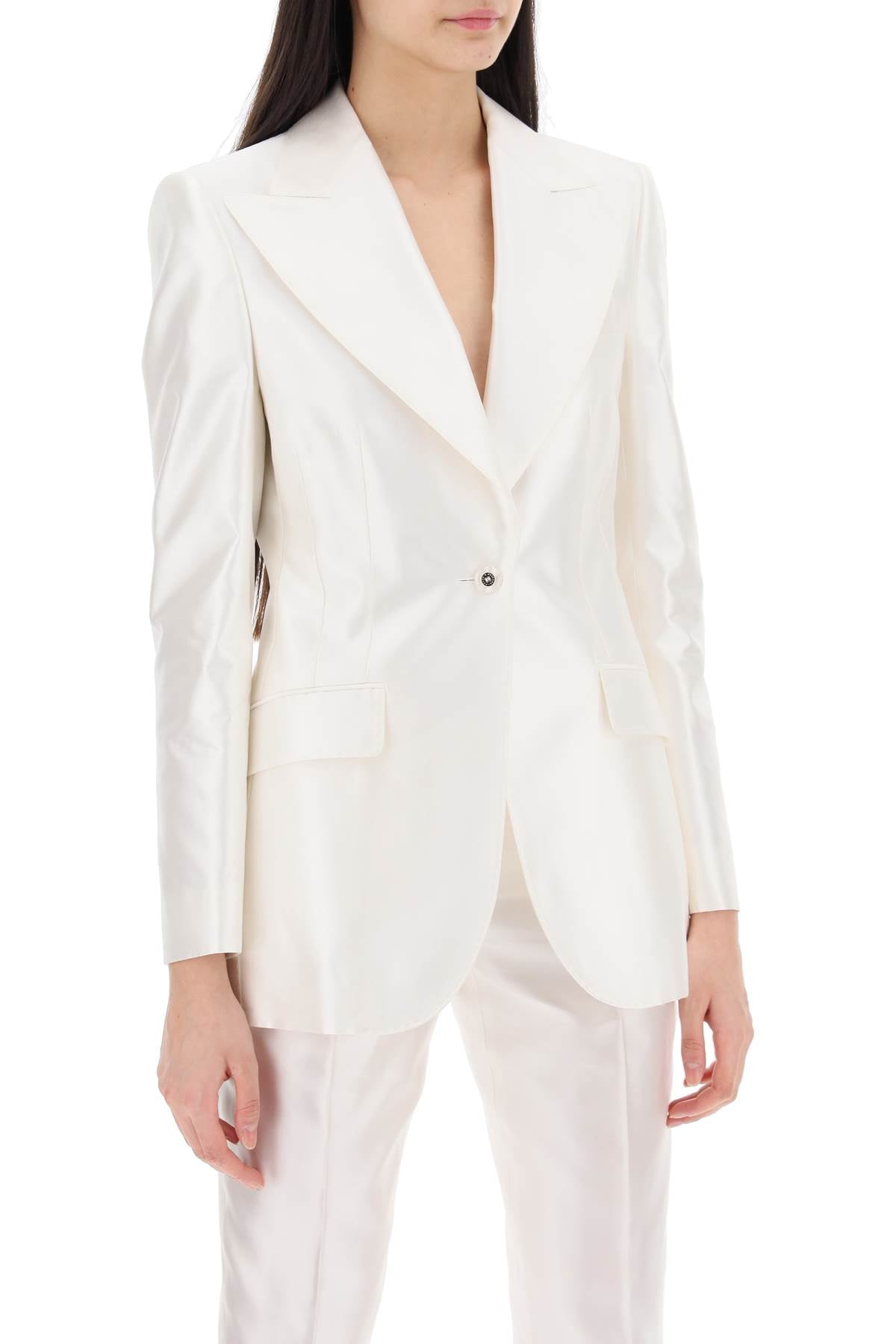 Dolce & Gabbana Dolce & gabbana turlington jacket in silk mikado