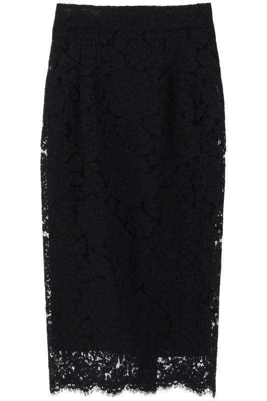 Dolce & Gabbana Dolce & gabbana midi lace pencil skirt