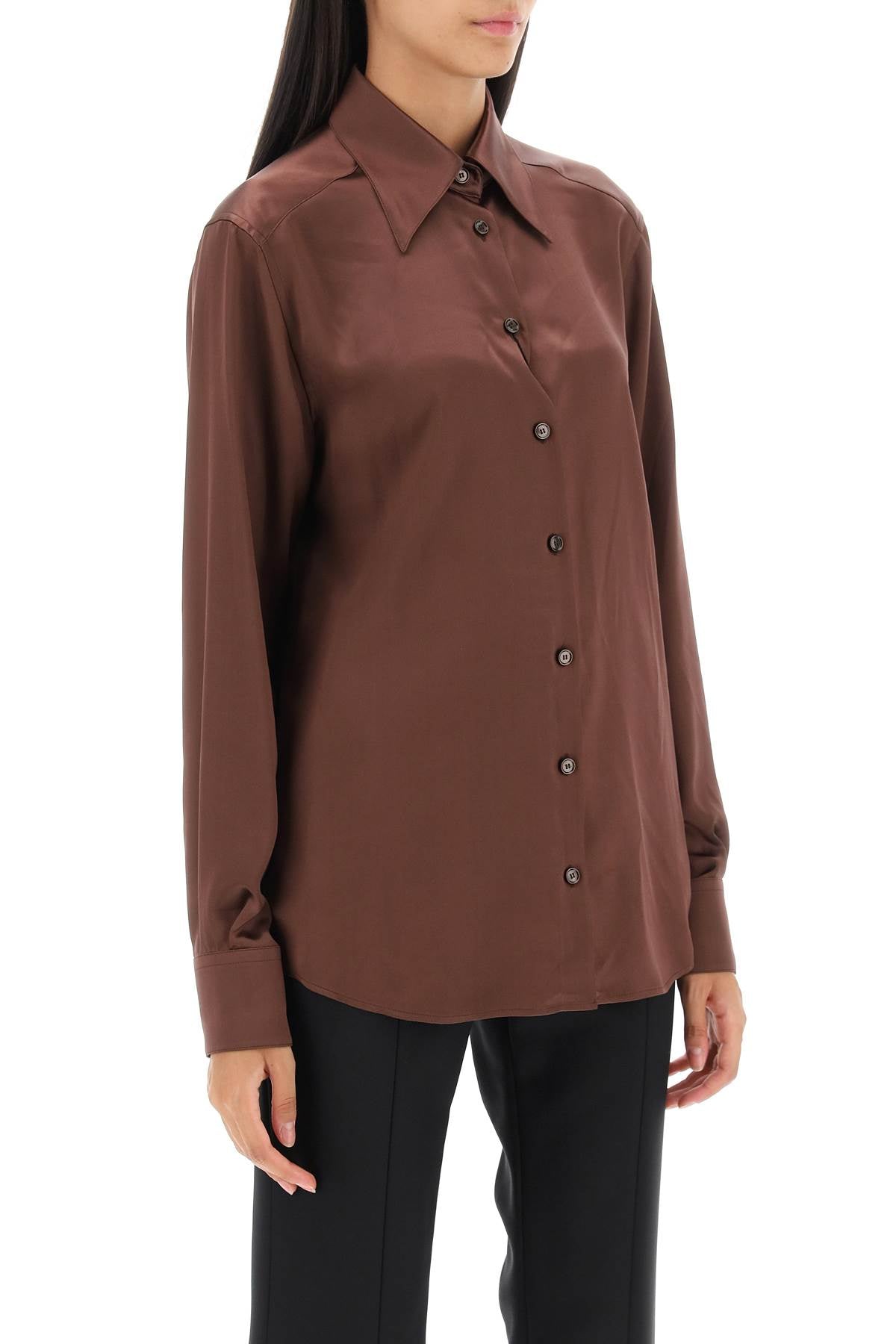 Dolce & Gabbana Dolce & gabbana silk satin shirt