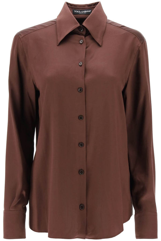 Dolce & Gabbana Dolce & gabbana silk satin shirt