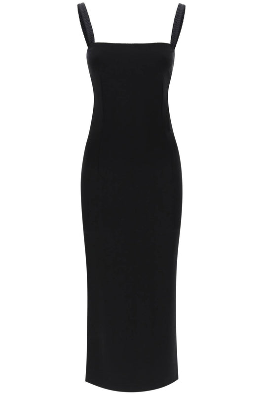 Dolce & Gabbana Dolce & gabbana midi sheath dress in milano stitch jersey