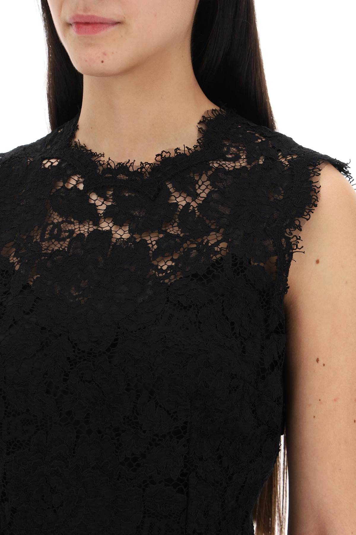 Dolce & Gabbana Dolce & gabbana lace sheath dress with a