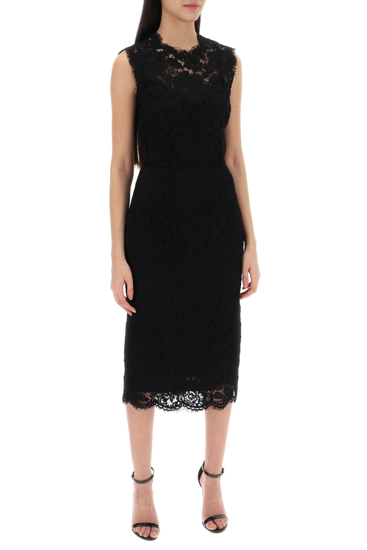 Dolce & Gabbana Dolce & gabbana lace sheath dress with a