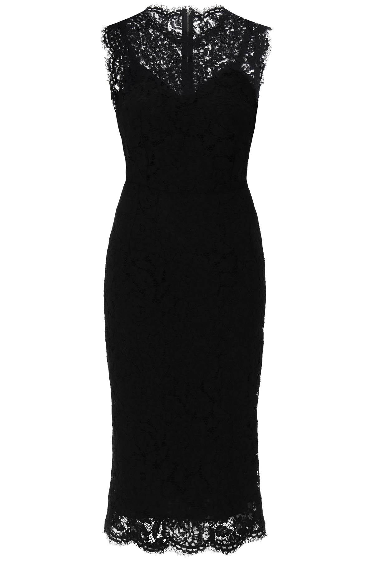 Dolce & Gabbana Dolce & gabbana lace sheath dress with a