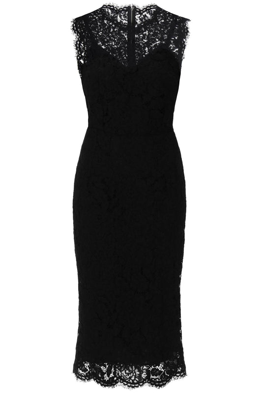 Dolce & Gabbana Dolce & gabbana lace sheath dress with a